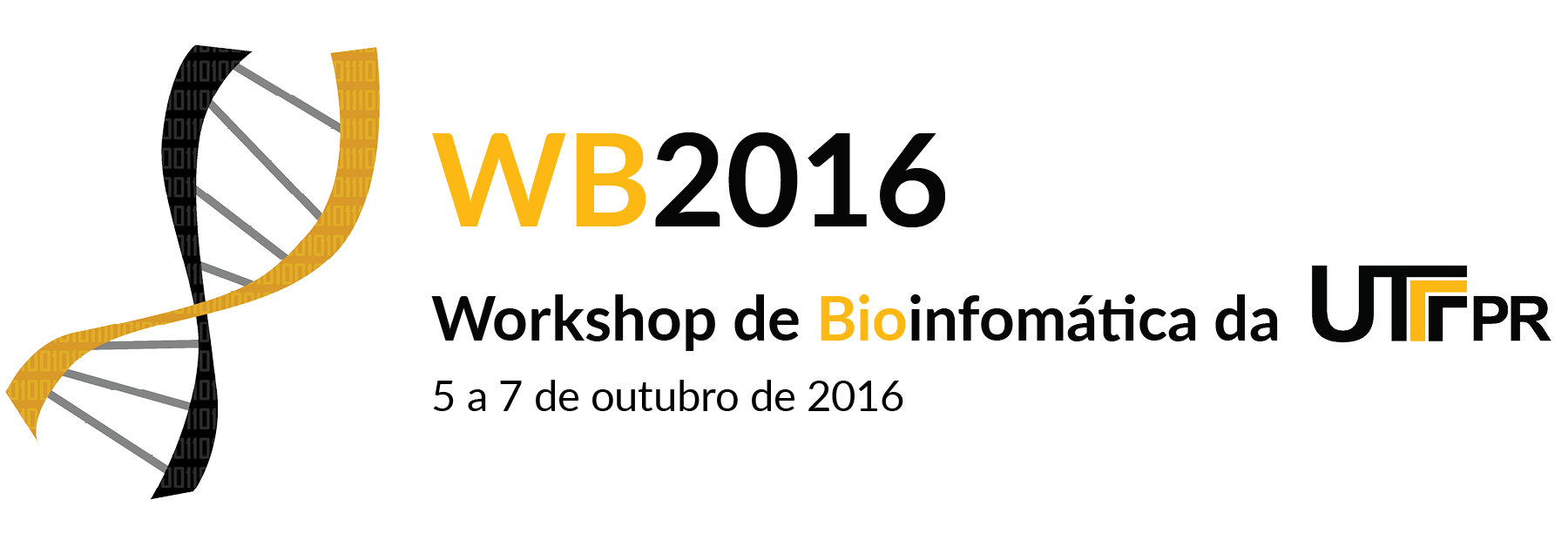 Logotipo Workshop de Bioinformática UTFPR